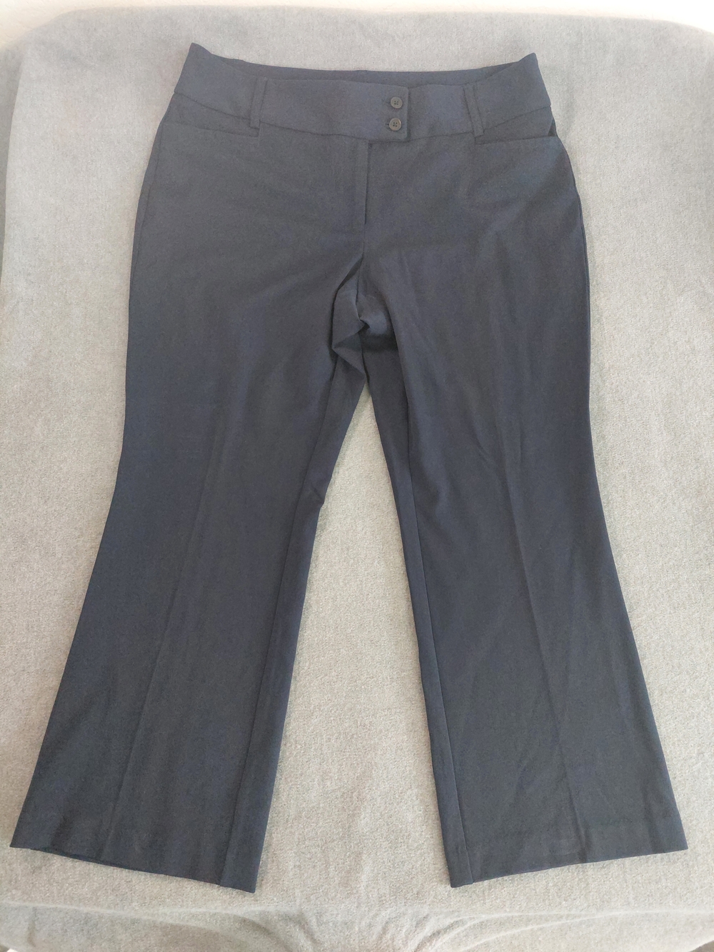 Rafaella The Curvy Boot High Rise Pants Navy Blue 14P Career Workwear